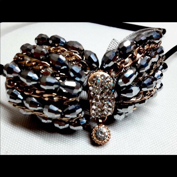 Hand Made headband with Australian Crystals - Picture 2 of 5